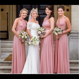 Dusty Rose Infinity Bridesmaid Dress